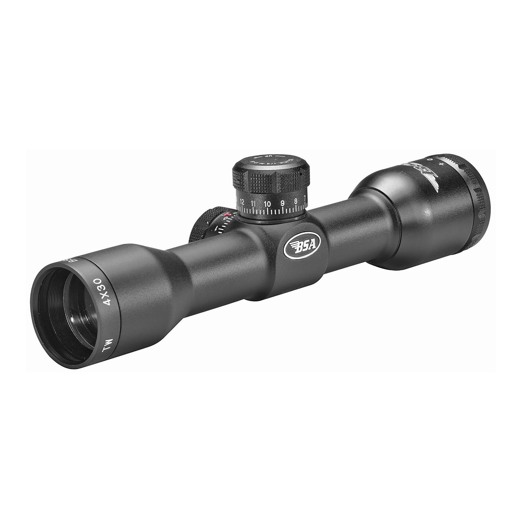 BSA Tactical Weapon 4x30mm Rifle Scope - Mil-Dot Reticle BSA Tactical Weapon 4x30mm Rifle Scope - Mil-Dot Reticle